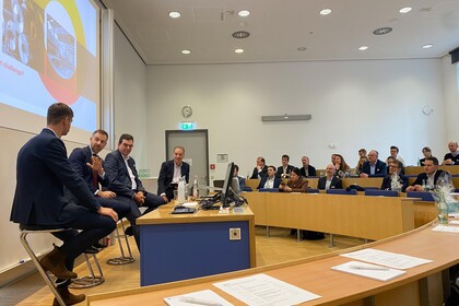 Podiumsdiskussion im Hörsaal