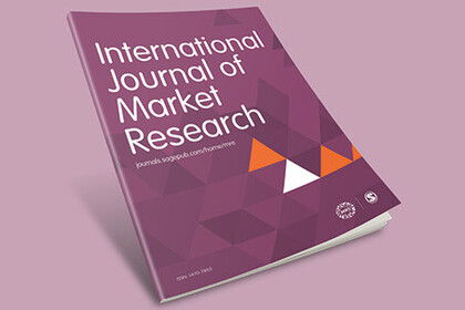 Zeitschrift auf der steht: International Journal of Market Research