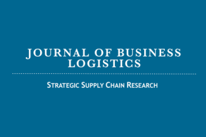 Journal of Business Logistics - Strategic Supply Chain Research Logo