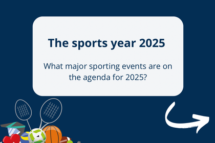 The sports year 2025 will be described. There are some ballgame sports stuff beneath the text.