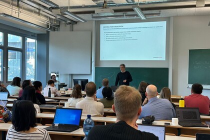 Group of sudents attending a lecture
