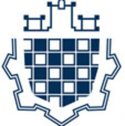 blaues Logo der Universität Mannheim