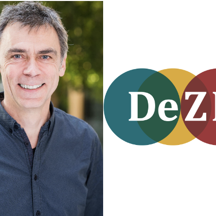 zweigeteiltes Bild: auf der linken Seite sieht man Prof. Dr. Kalter und auf der rechten Seite das Logo von DeZIM