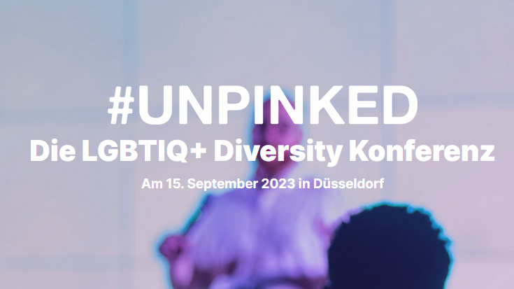 #Unpinked. Die LBTQ+ Diversity Konferenz am 15. Septemner 2023 in Düsseldorf.
