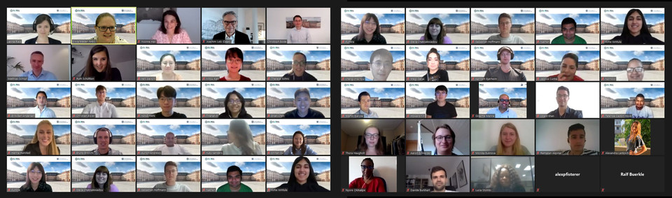 Screenshot von Personen aus einem Online Meeting