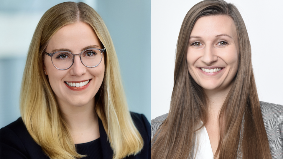 Doppel-Potrait von Jette Völker (links) und Julia Iser-Potempa (rechts)