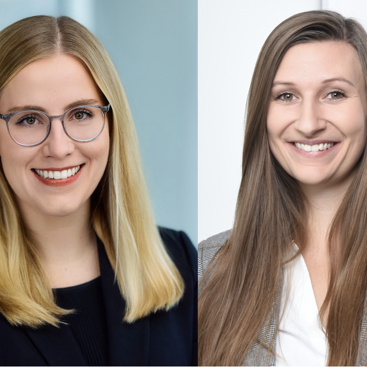 Doppel-Potrait von Jette Völker (links) und Julia Iser-Potempa (rechts)