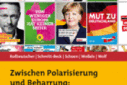 Bild zeigt Buchcover von Zwischen Polarisierung und Beharrung