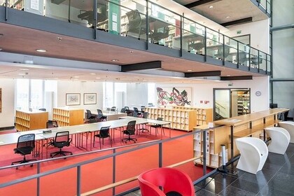 Aufnahme einer Bibliothek der Universität Mannheim.