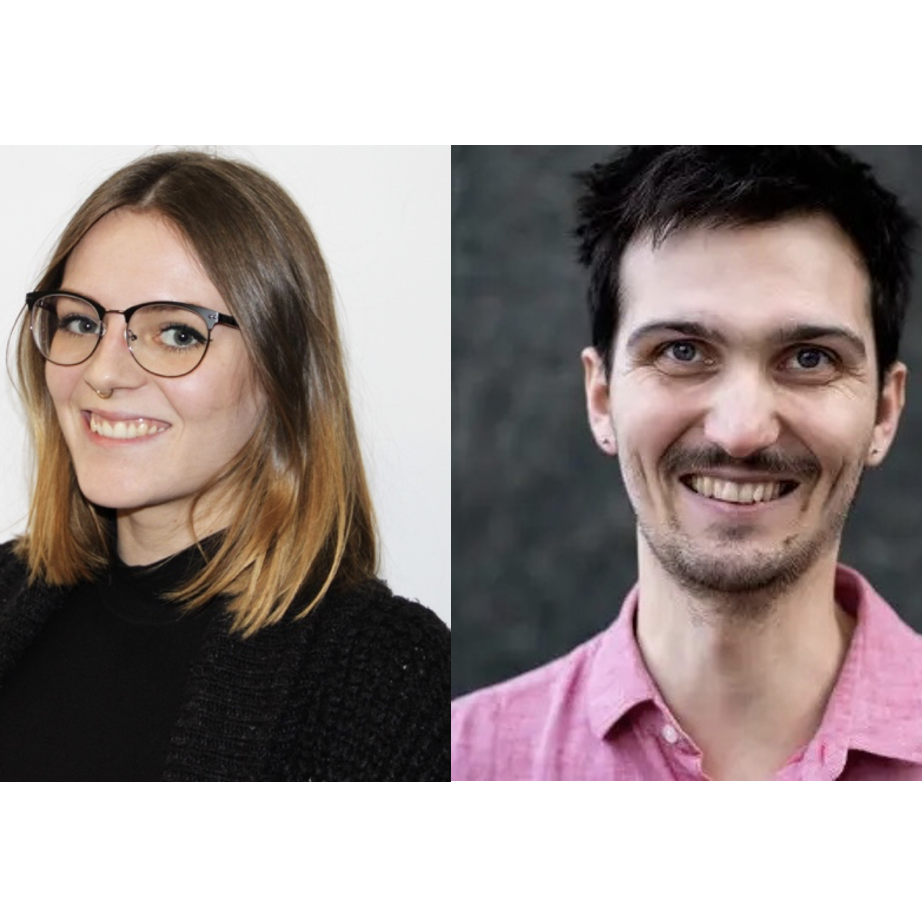 Porträts von Leonie Rettig (links) und Lukas Isermann (rechts)