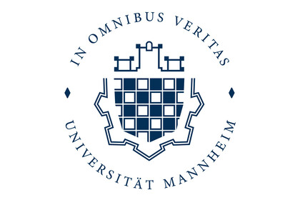 Das Siegel der Universität Mannheim mit dem Motto "In In omnibus veritas suprema lex esto". 