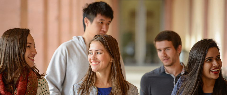 Gruppe von Studierenden
