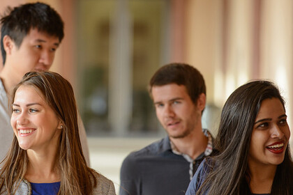 Gruppe von Studierenden