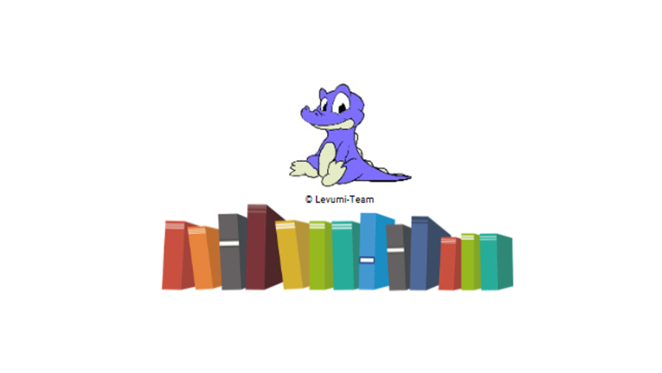 Illustration der Leseförderung mit Levumi