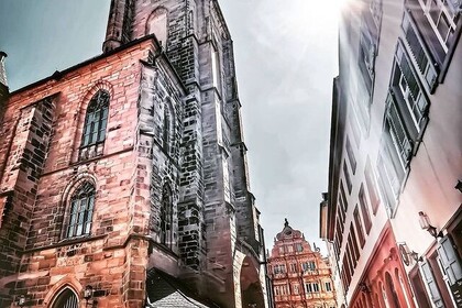 Blick auf die Heidelberger Innenstadt. 