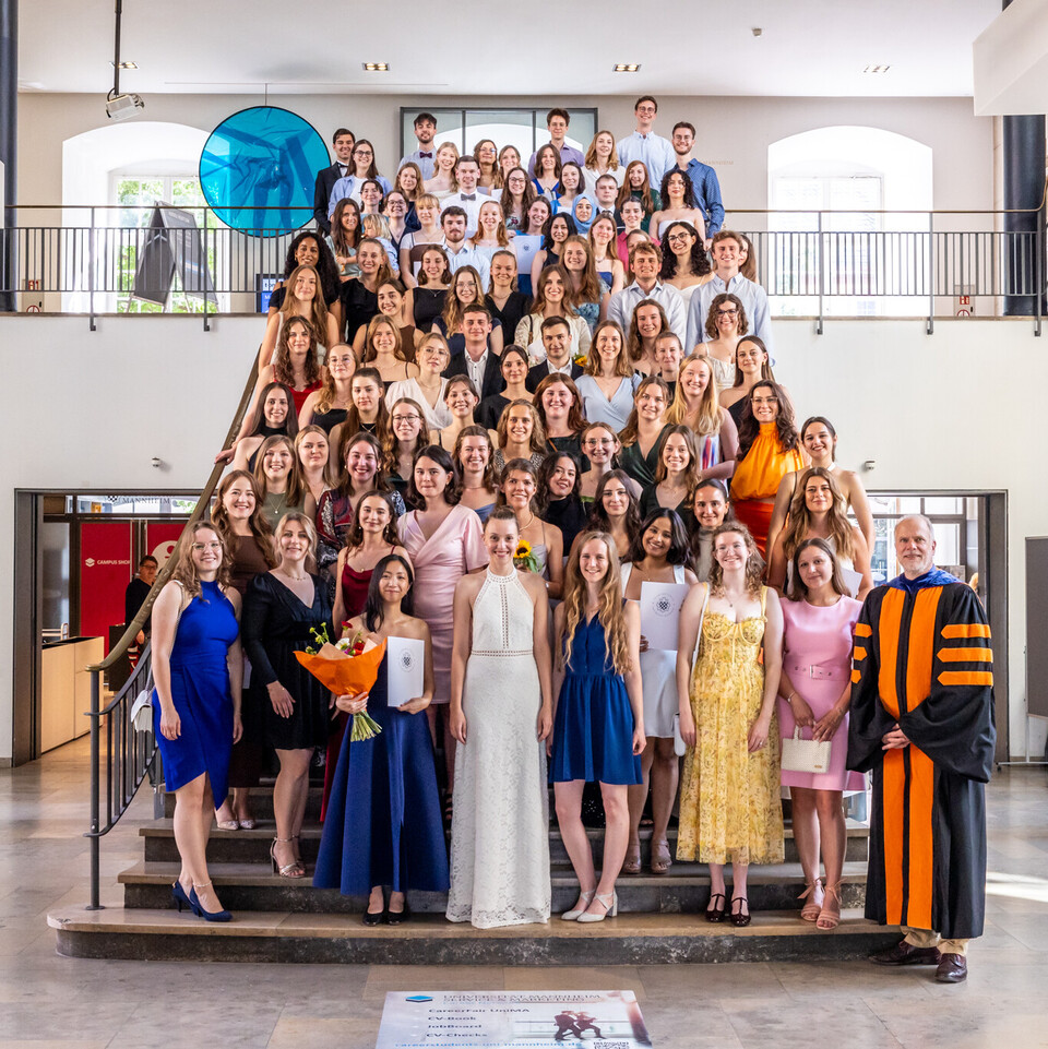 Gruppenbild der Absolventen Psychologie