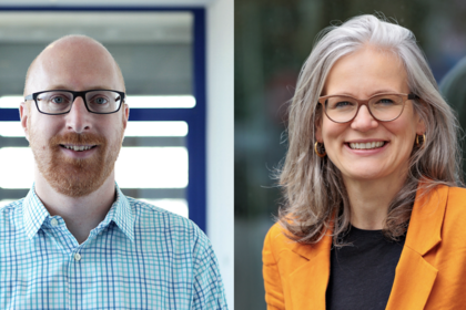 Doppelportrait von Florian Keusch (links) und Jutta Mata (rechts)