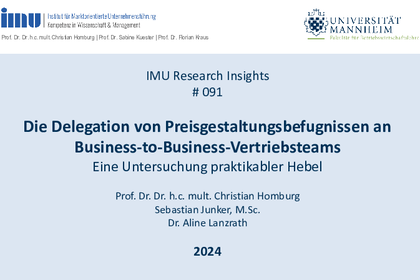 Titel, Autoren und Jahr des Research Insights