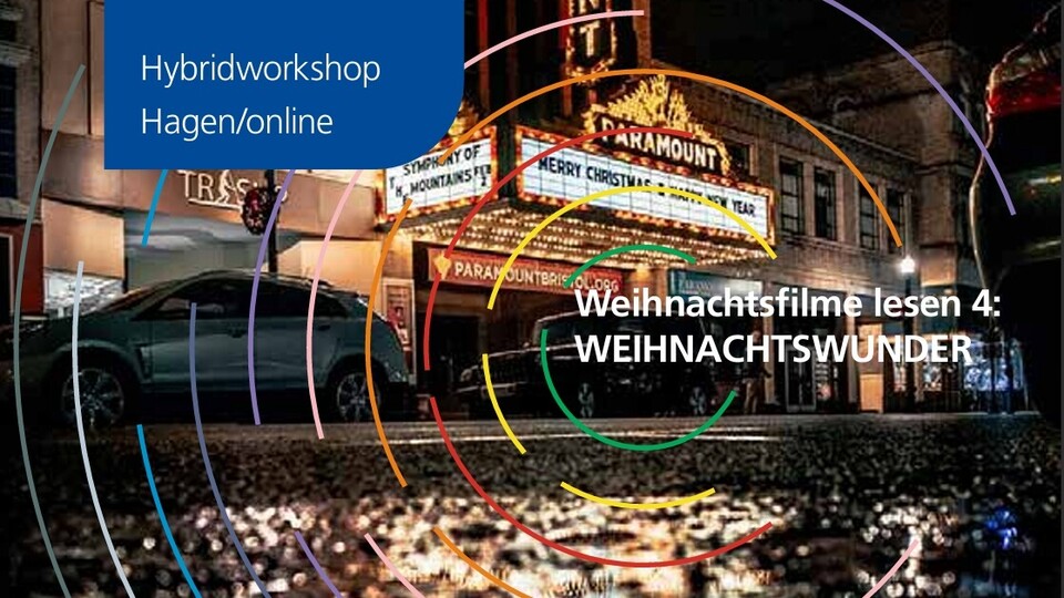 Werbefoto für den Workshop Weihnachtsfilme Lesen 4